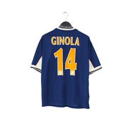 1997/98 GINOLA #14 Tottenham Hotspur Vintage PONY Away Football Shirt (M)