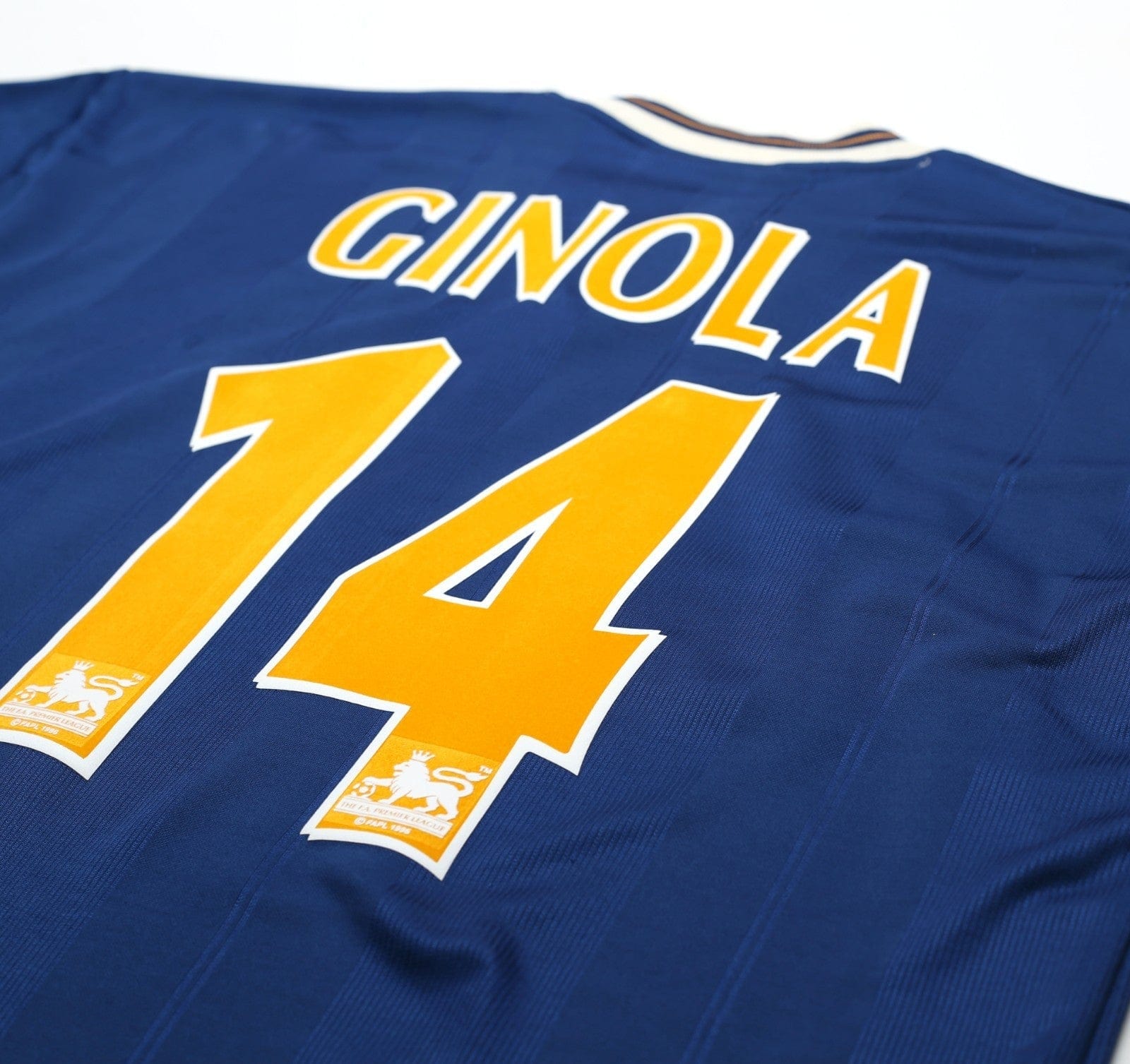 1997/98 GINOLA #14 Tottenham Hotspur Vintage PONY Away Football Shirt (M)