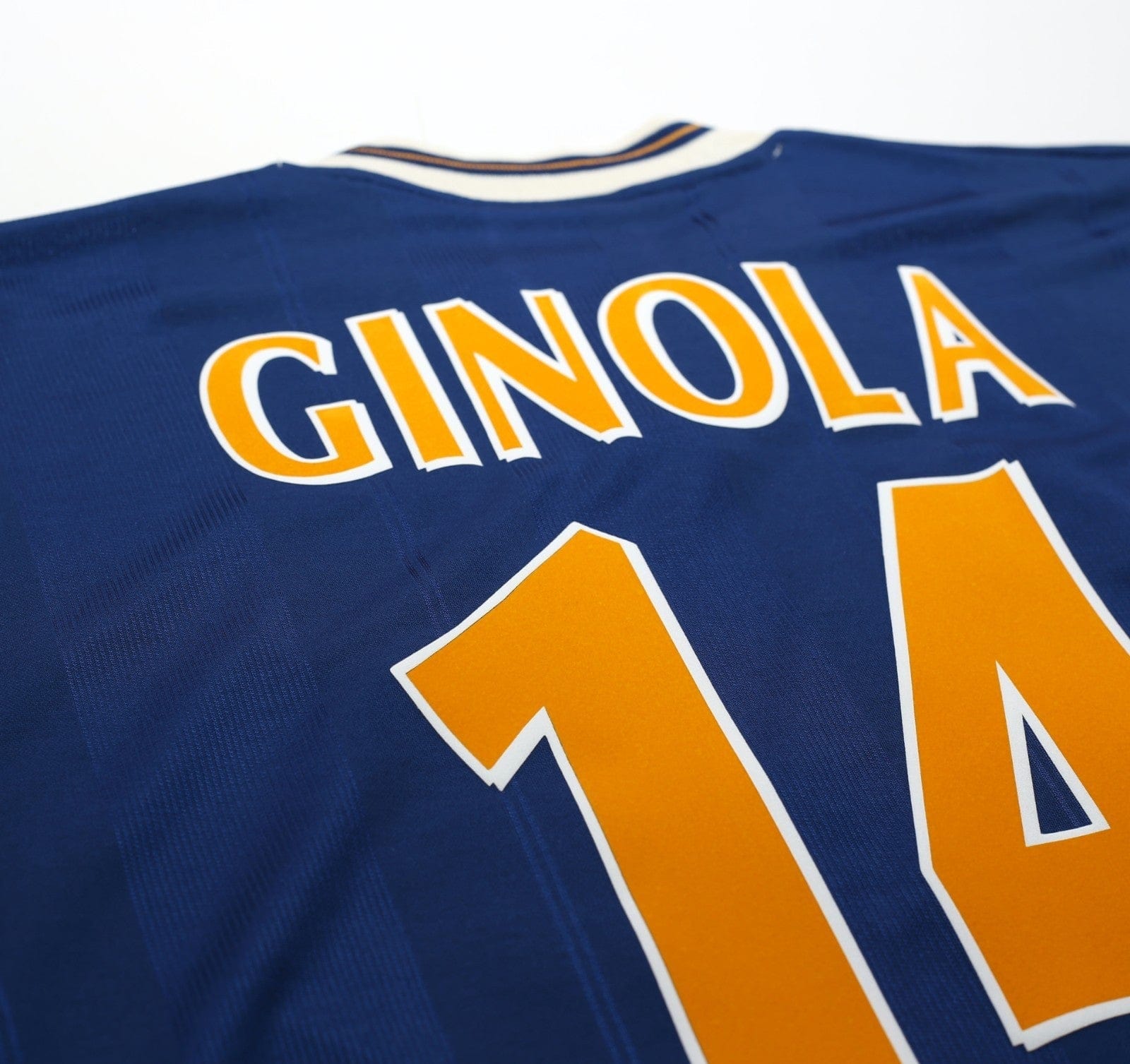 1997/98 GINOLA #14 Tottenham Hotspur Vintage PONY Away Football Shirt (M)