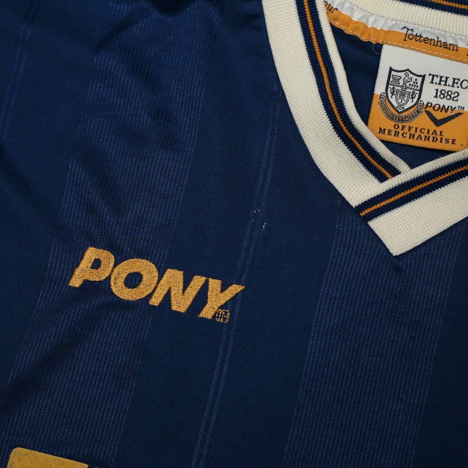 1997/98 Ginola #14 Tottenham Hotspur Vintage PONY Away Football Shirt (M)