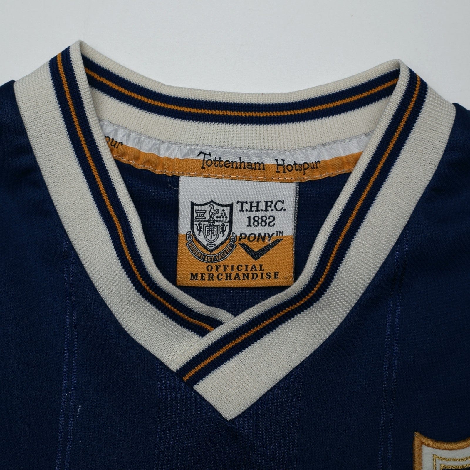 1997/98 Ginola #14 Tottenham Hotspur Vintage PONY Away Football Shirt (M)