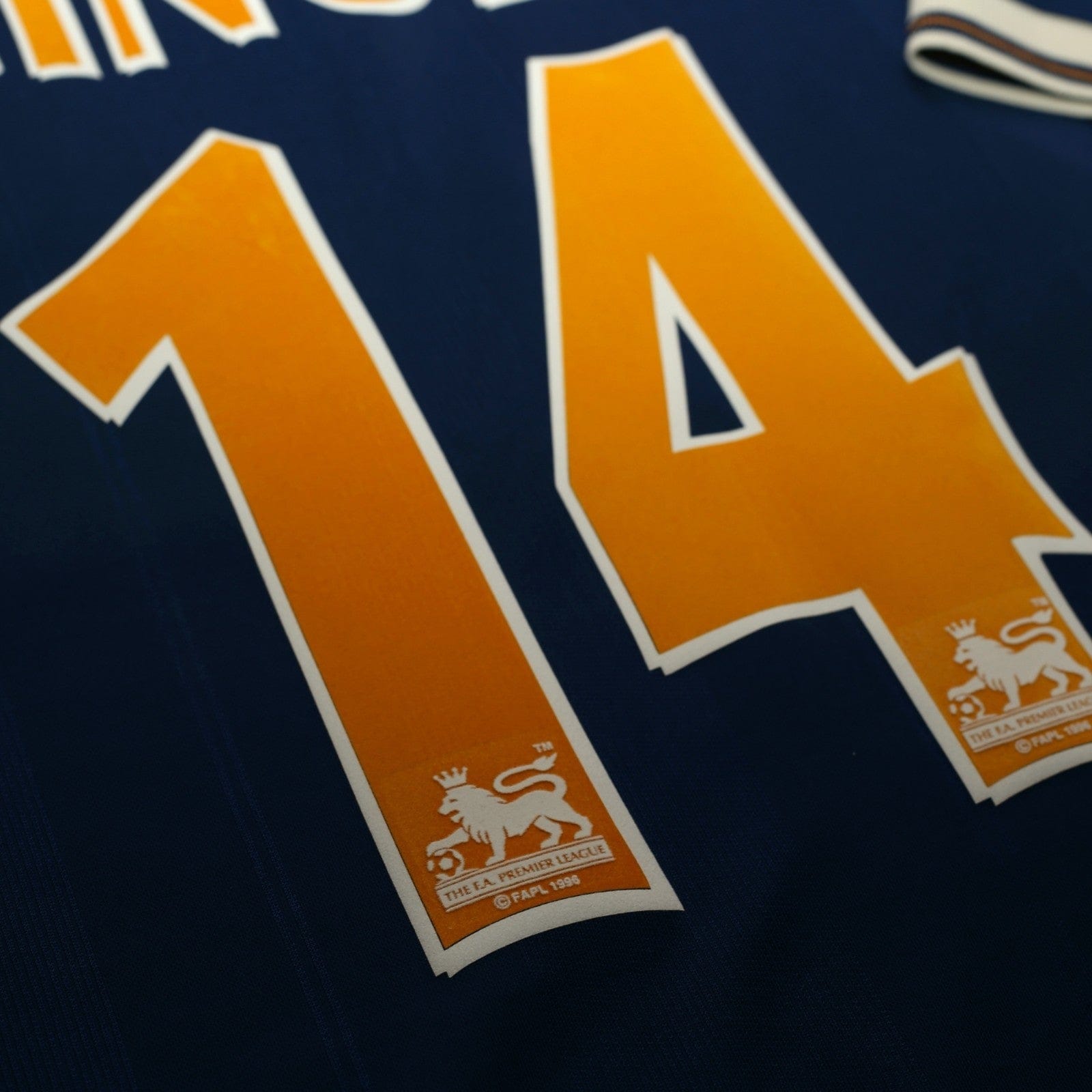 1997/98 Ginola #14 Tottenham Hotspur Vintage PONY Away Football Shirt (M)