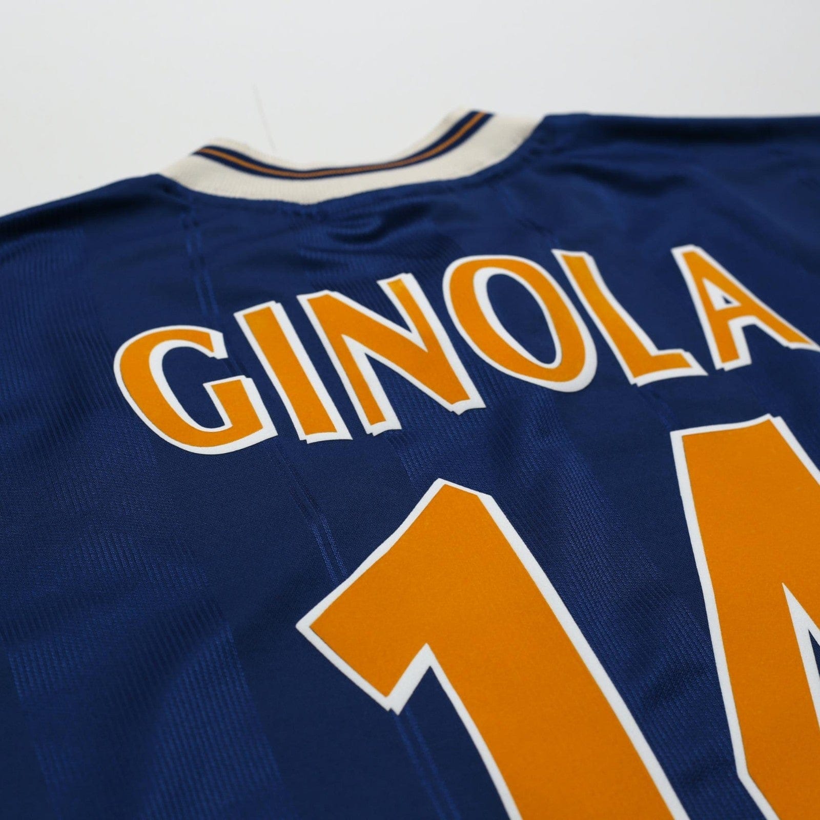 1997/98 Ginola #14 Tottenham Hotspur Vintage PONY Away Football Shirt (S)