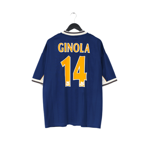 1997/98 GINOLA #14 Tottenham Hotspur Vintage PONY Away Football Shirt (XL)