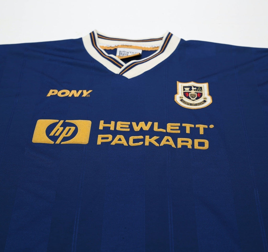1997/98 GINOLA #14 Tottenham Hotspur Vintage PONY Away Football Shirt (XL)