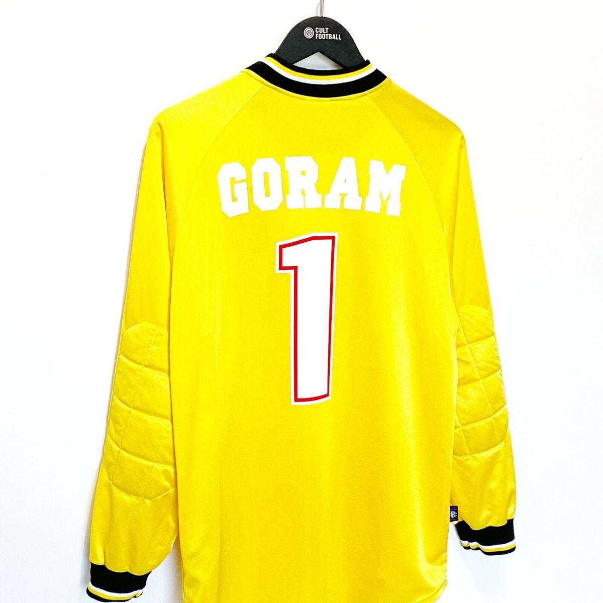 1997/98 GORAM #1 Rangers Vintage Nike Home GK Football Shirt (M) Scotland