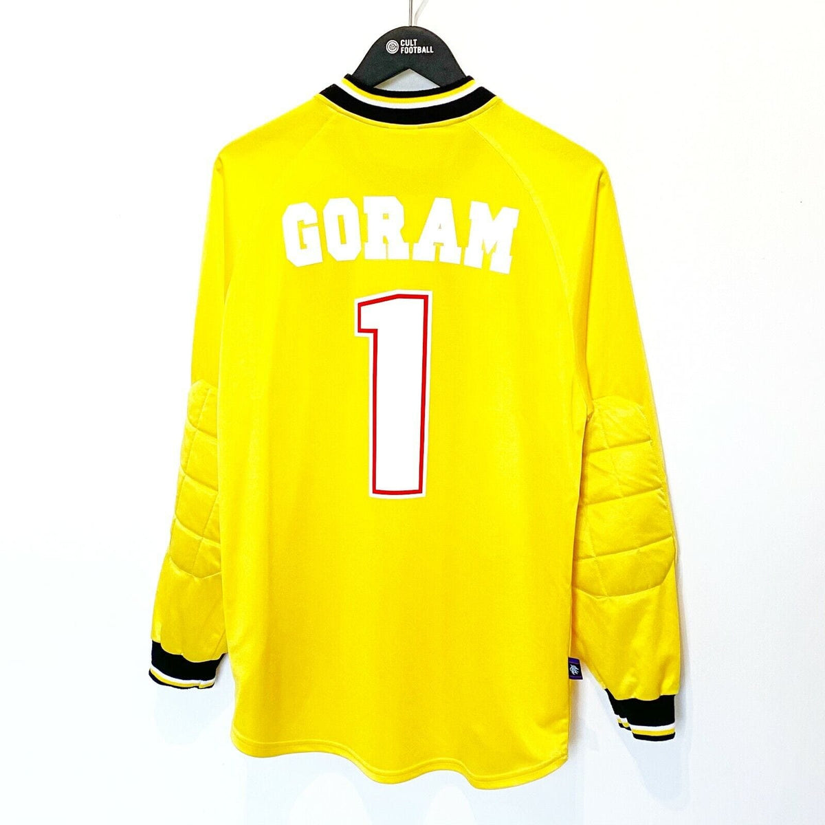 1997/98 GORAM #1 Rangers Vintage Nike Home GK Football Shirt (M) Scotland