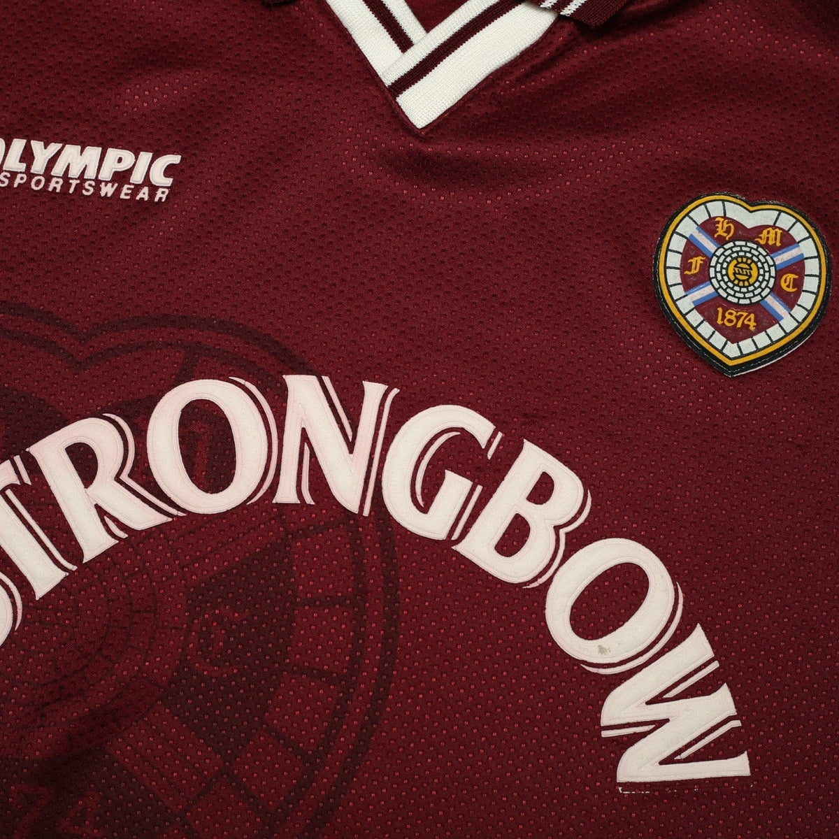 1997/98 Hearts Vintage Olympic Home Football Shirt (XL)
