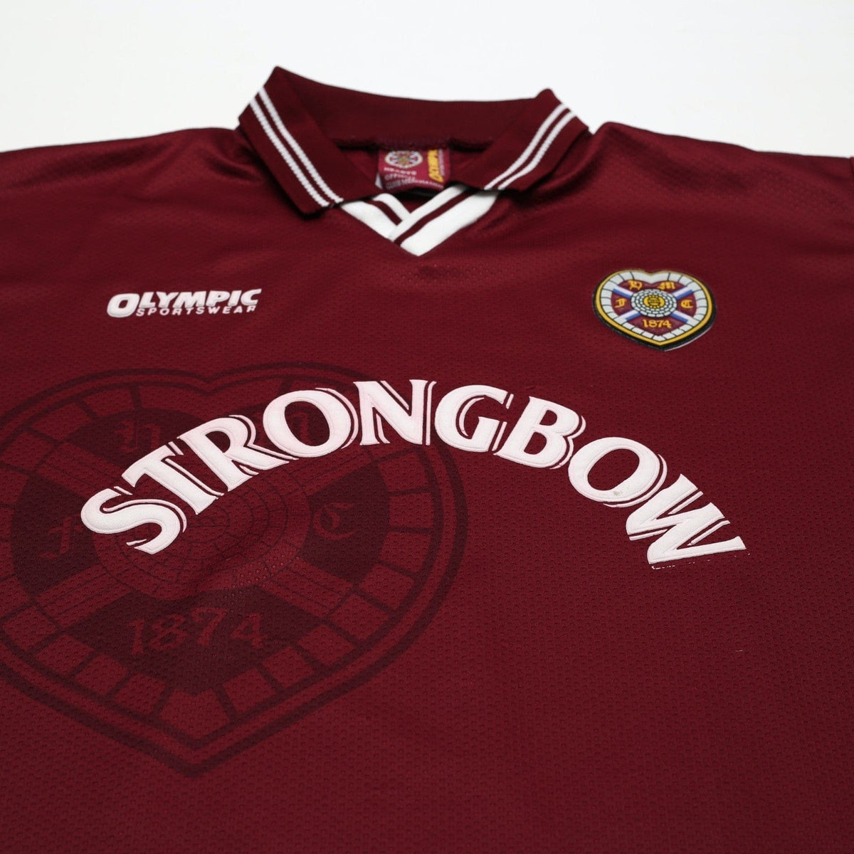 1997/98 Hearts Vintage Olympic Home Football Shirt (XL)