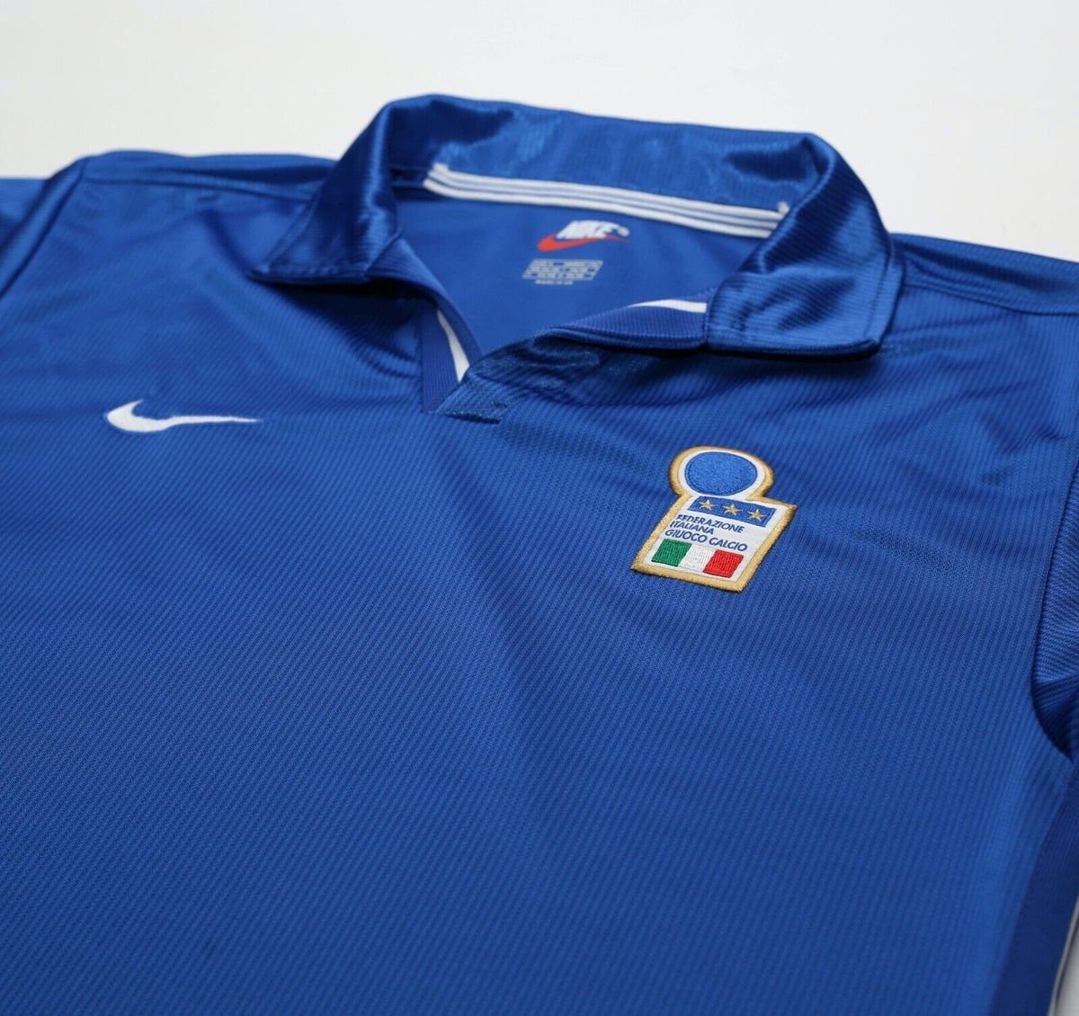1997/98 ITALY Vintage Nike Home Football Shirt JERSEY (S) World Cup 98