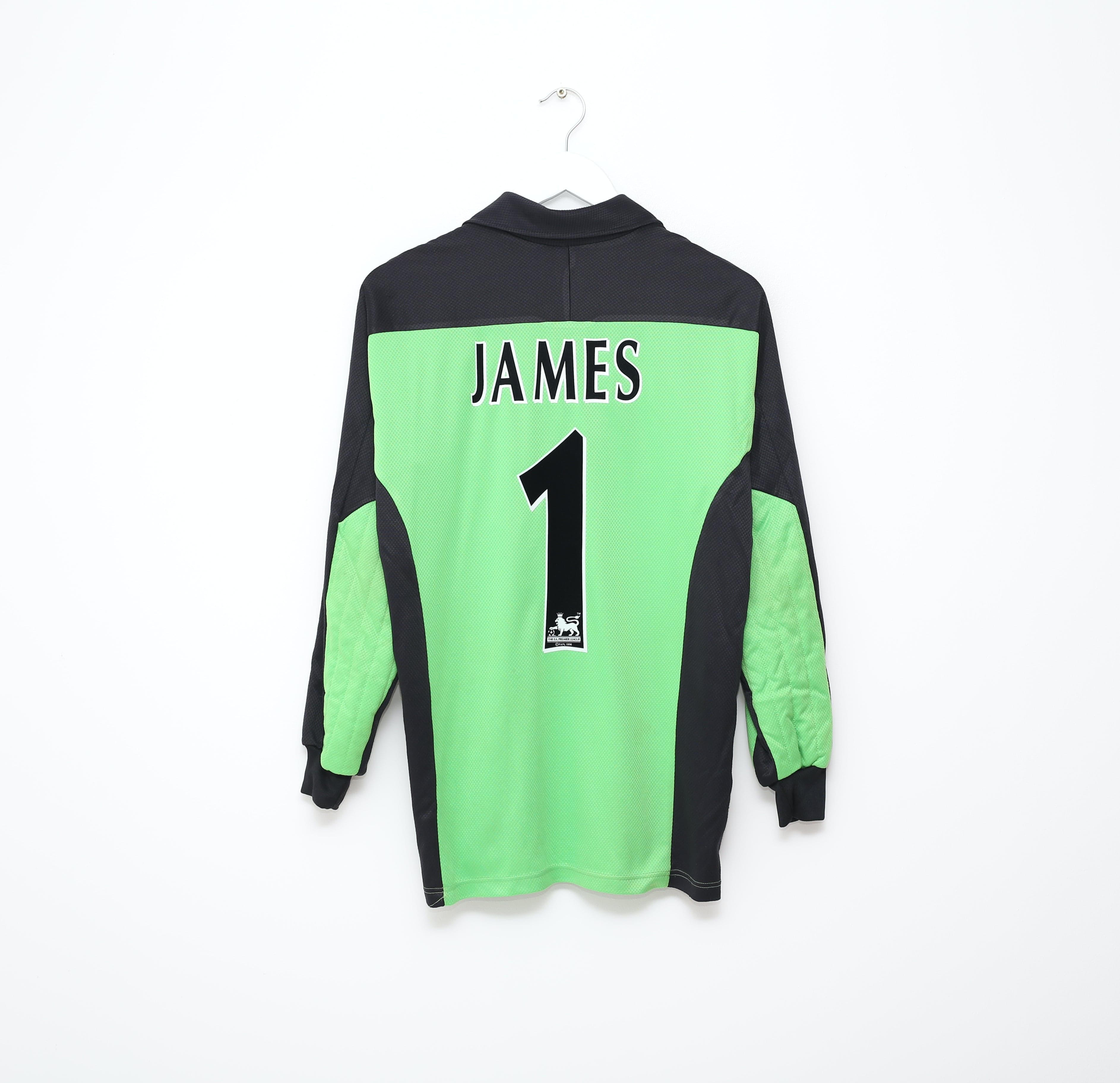 1997/98 JAMES #1 Liverpool Vintage Reebok GK Football Shirt
