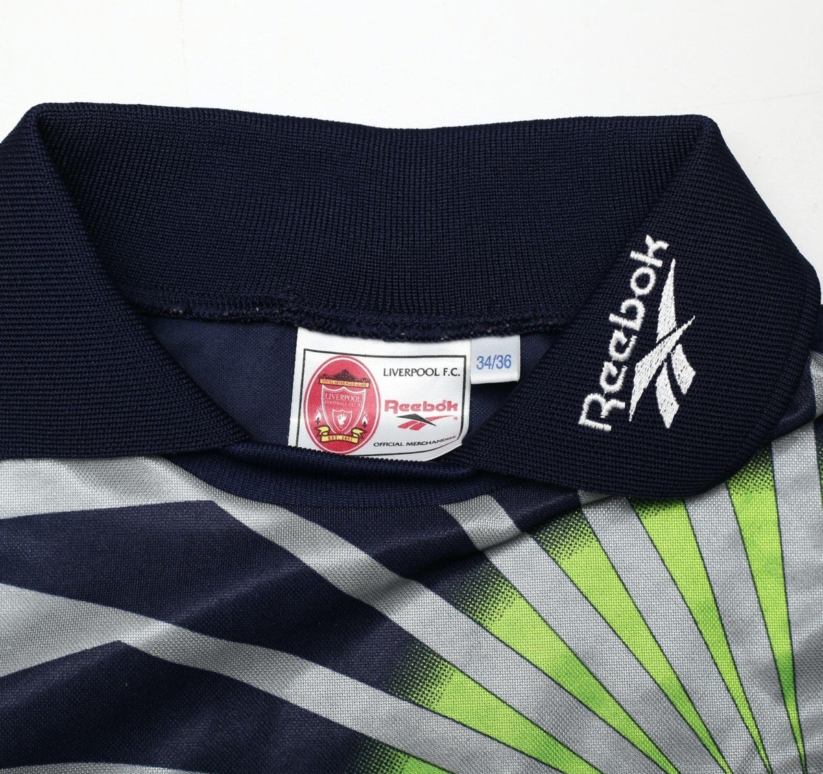 1997/98 JAMES #1 Liverpool Vintage Reebok GK Football Shirt (S) 34/36