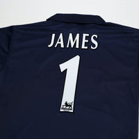 1997/98 James #1 Liverpool Vintage Reebok GK Football Shirt (S) 34/36