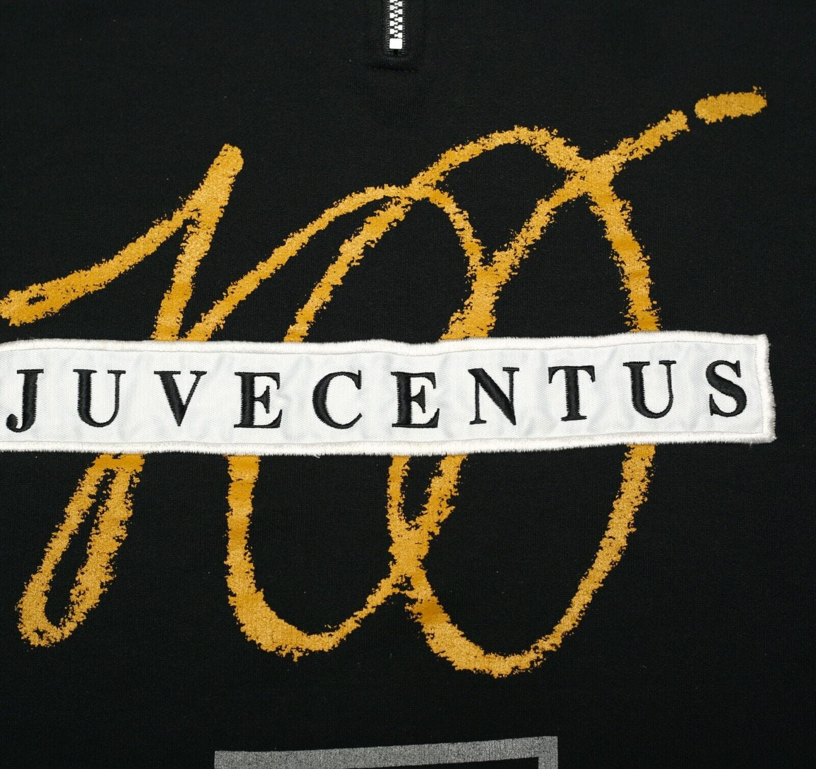 1997/98 JUVENTUS Vintage Kappa Centenary 1/4 Zip Sweatshirt Top (L) 'Juvecentus'