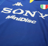 1997/98 JUVENTUS Vintage Kappa Third Football Shirt Jersey (L) SONY Mini Disk