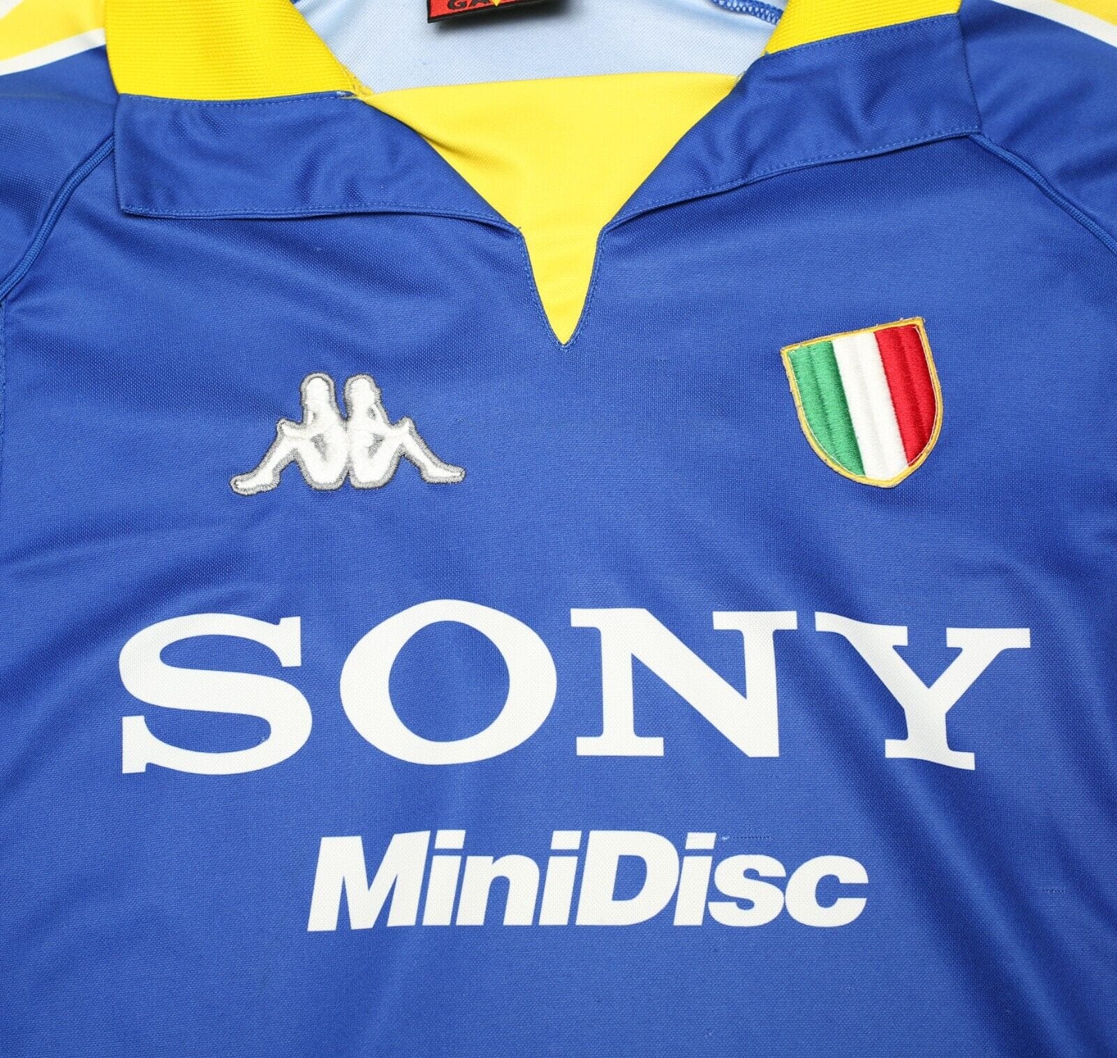 1997/98 JUVENTUS Vintage Kappa Third Football Shirt Jersey (L) SONY Mini Disk