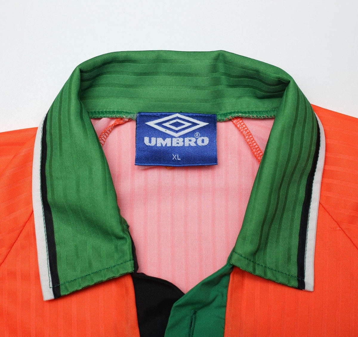 1997/98 KEANE #6 Ireland Vintage Umbro Away Football Shirt (L/XL)