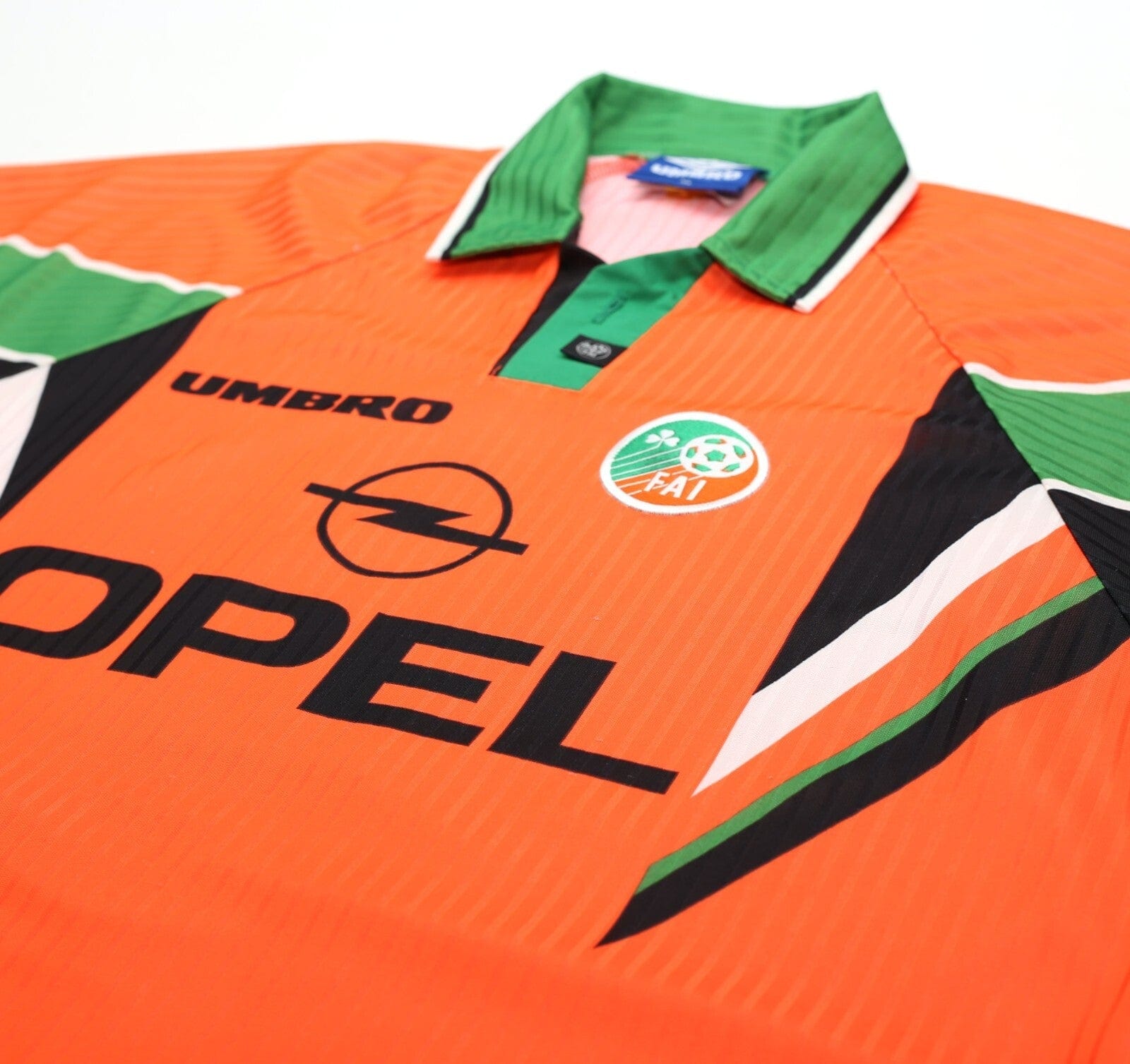 1997/98 KEANE #6 Ireland Vintage Umbro Away Football Shirt (L/XL)