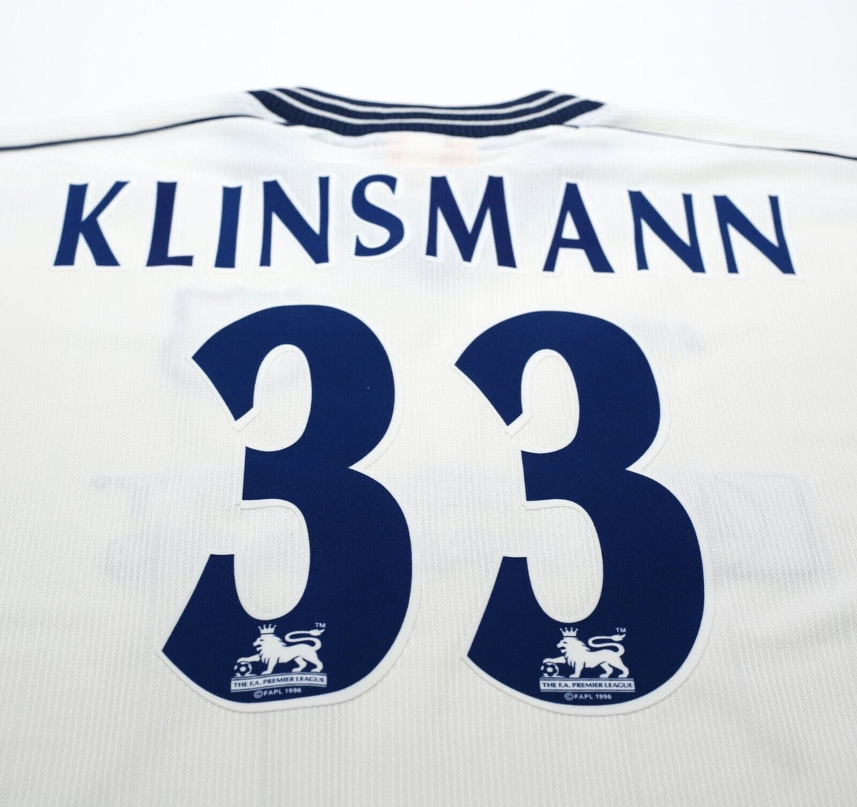 1997/98 KLINSMANN #33 Tottenham Hotspur Vintage PONY Home Football Shirt (XXL)