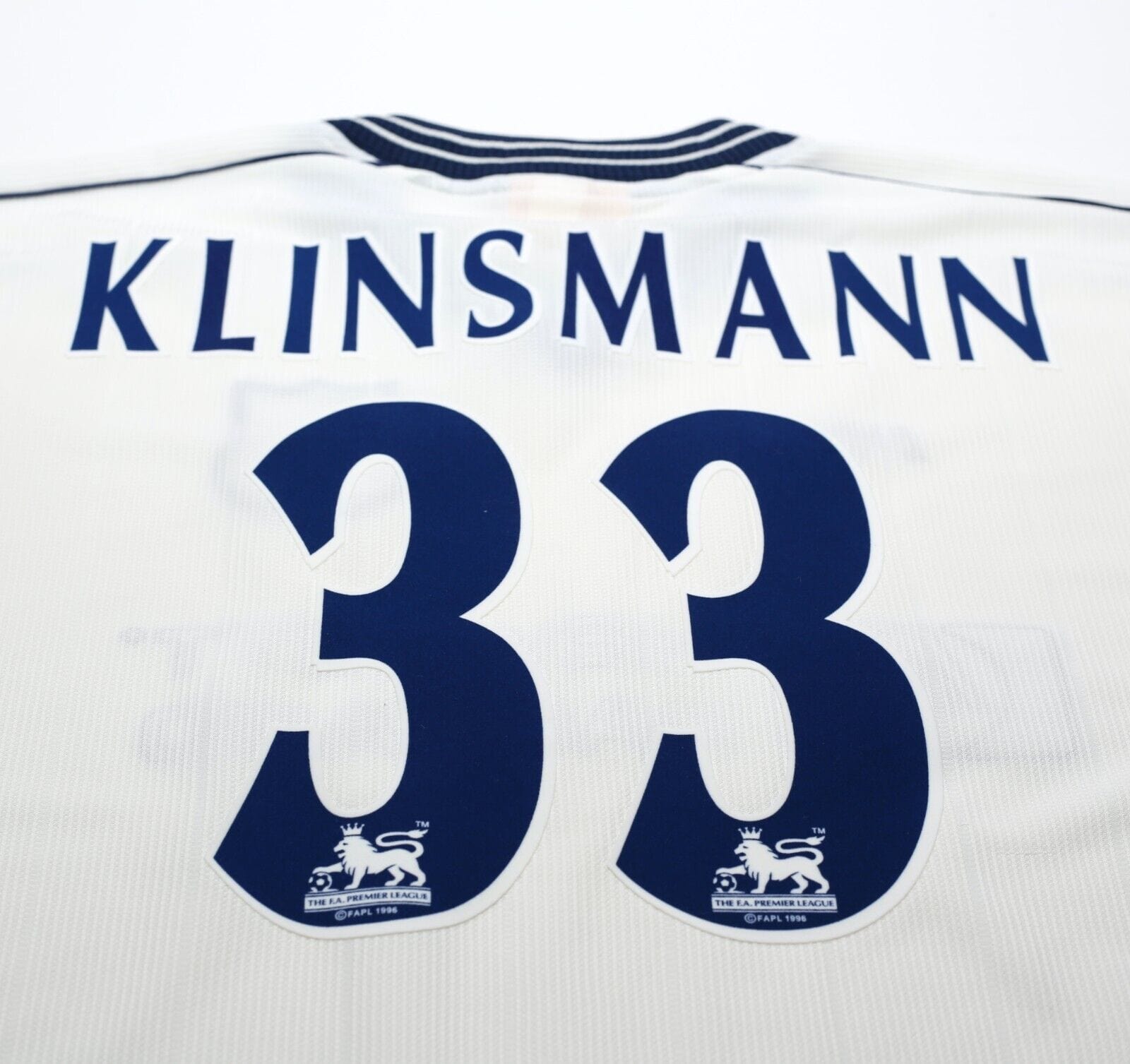 1997/98 KLINSMANN #33 Tottenham Hotspur Vintage PONY Home Football Shirt (XXL)