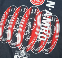 1997/98 LAUDRUP #11 Ajax Vintage Umbro Away Football Shirt (M)