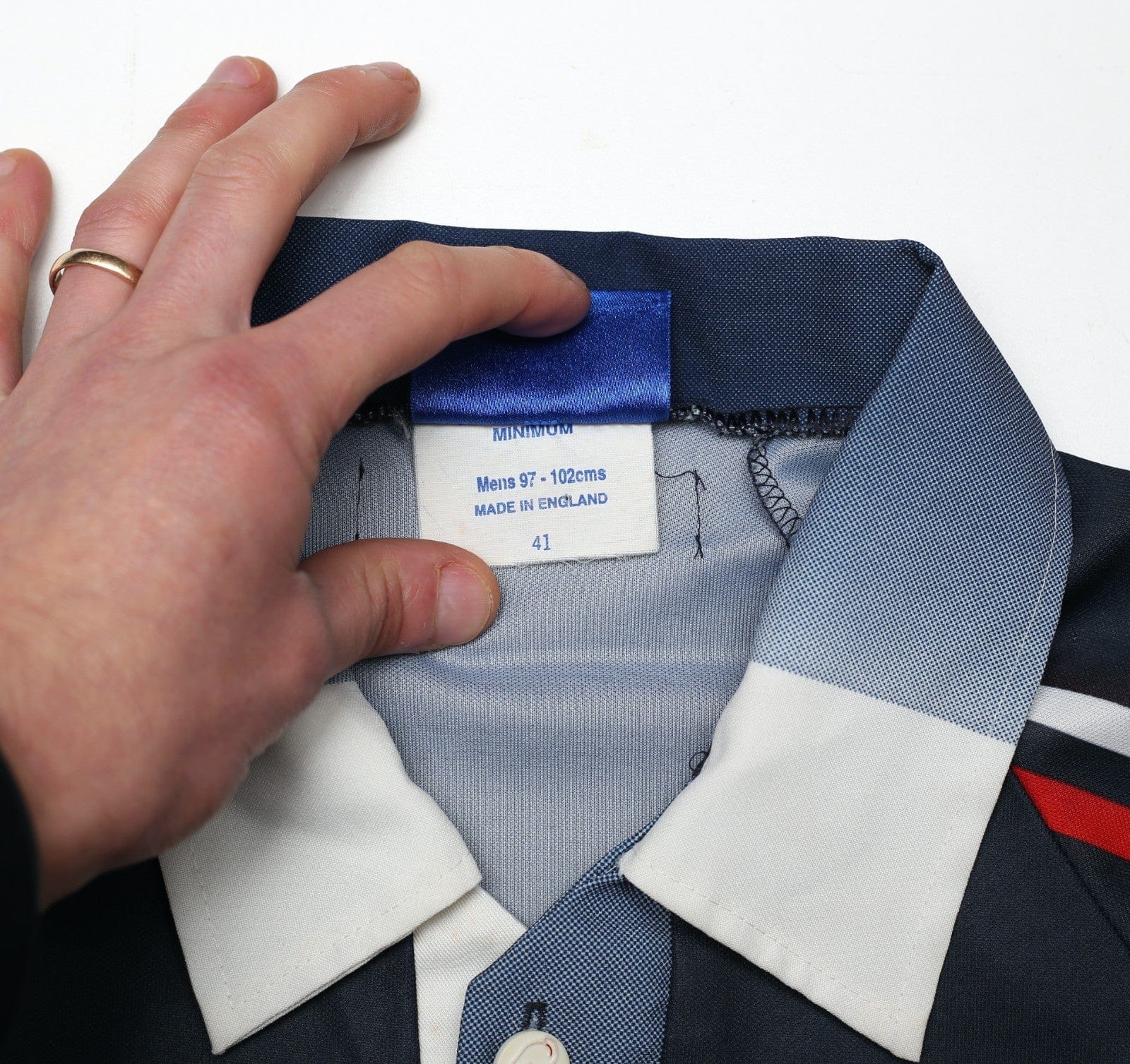 1997/98 LAUDRUP #11 Ajax Vintage Umbro Away Football Shirt (M)