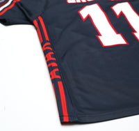 1997/98 LAUDRUP #11 Ajax Vintage Umbro Away Football Shirt (M)