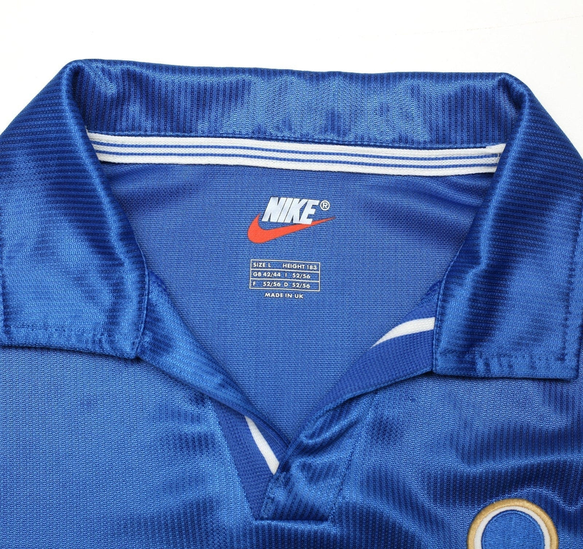 1997/98 MALDINI #3 Italy Vintage Nike Home Football Shirt (L) World Cup 98