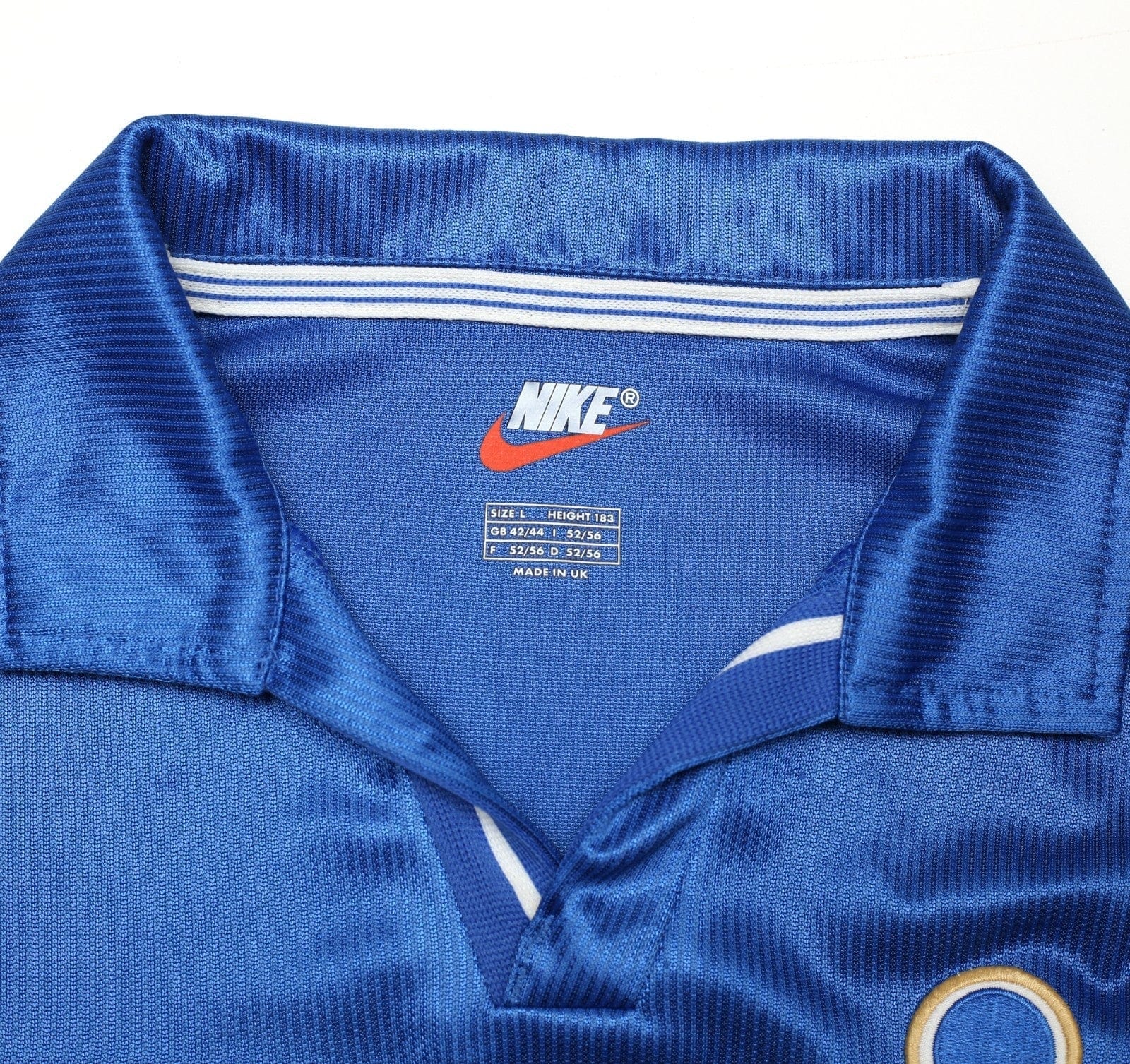 1997/98 MALDINI #3 Italy Vintage Nike Home Football Shirt (L) World Cup 98