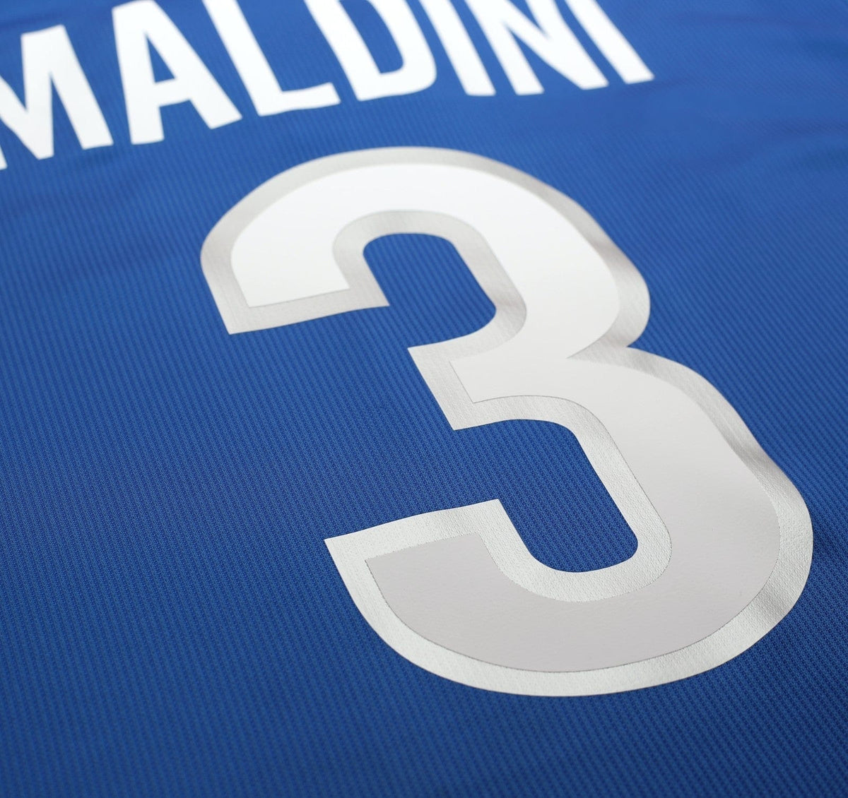 1997/98 MALDINI #3 Italy Vintage Nike Home Football Shirt (L) World Cup 98