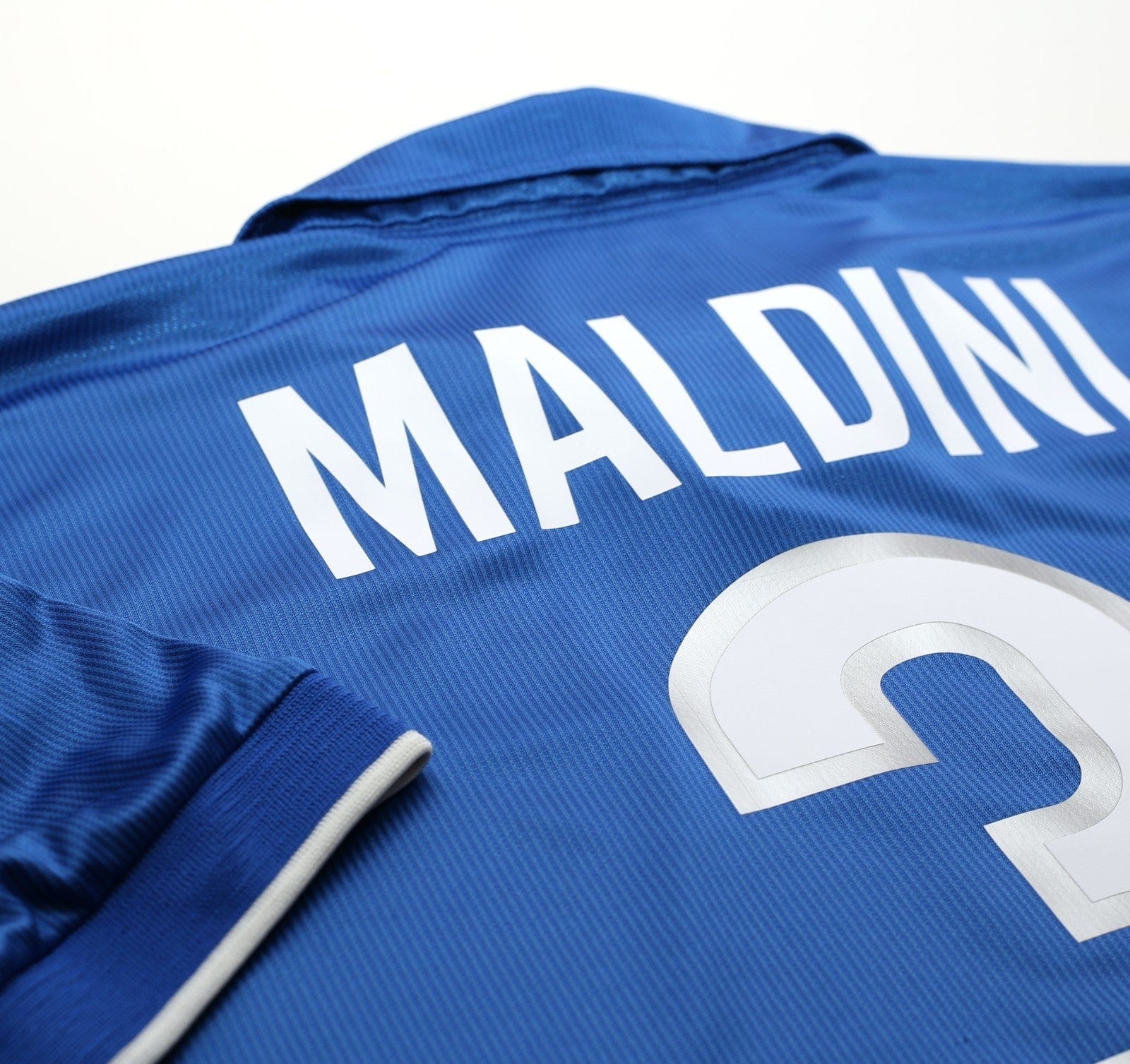 1997/98 MALDINI #3 Italy Vintage Nike Home Football Shirt (XL) World Cup 98