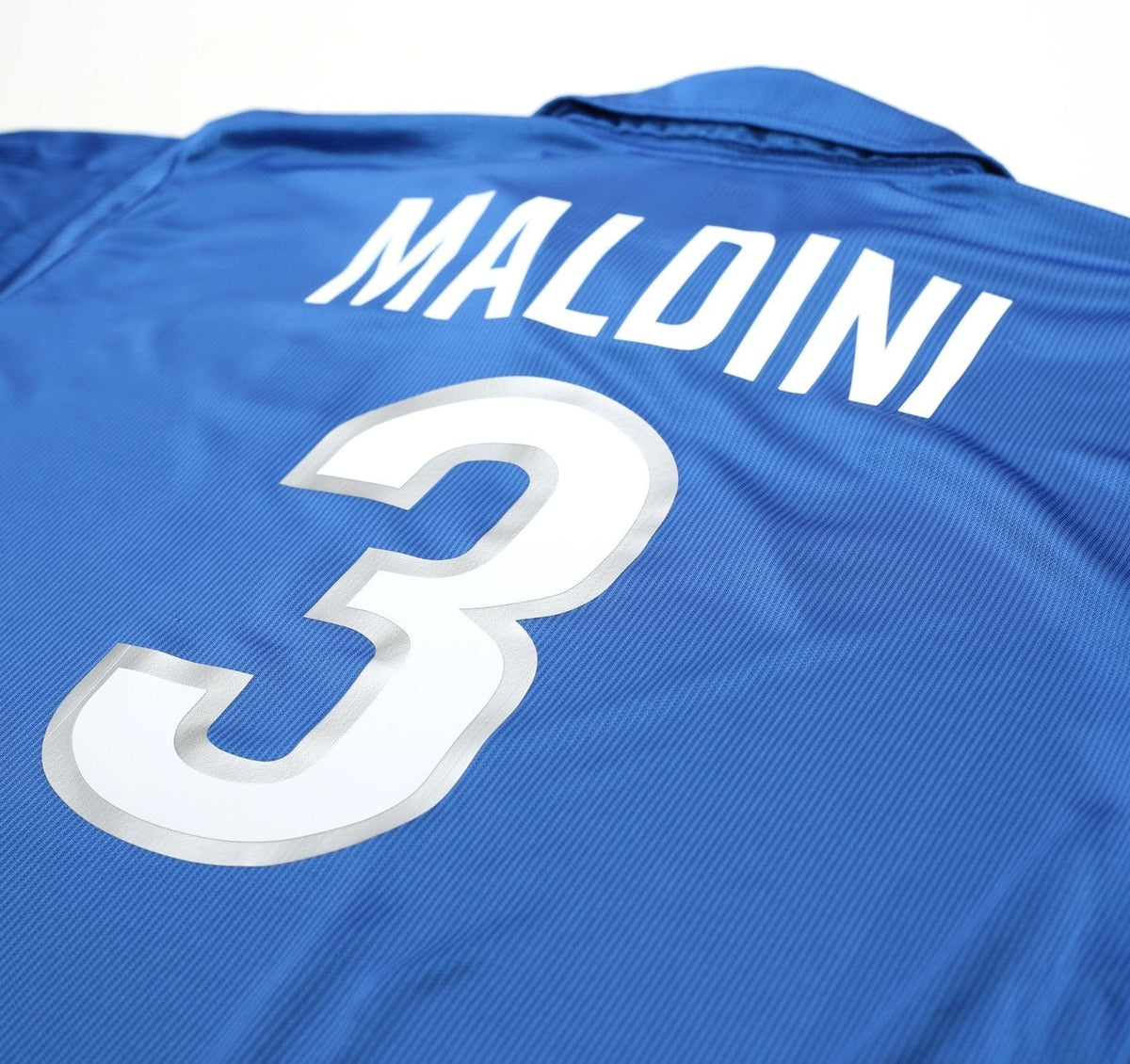 1997/98 MALDINI #3 Italy Vintage Nike Home Football Shirt (XL) World Cup 98