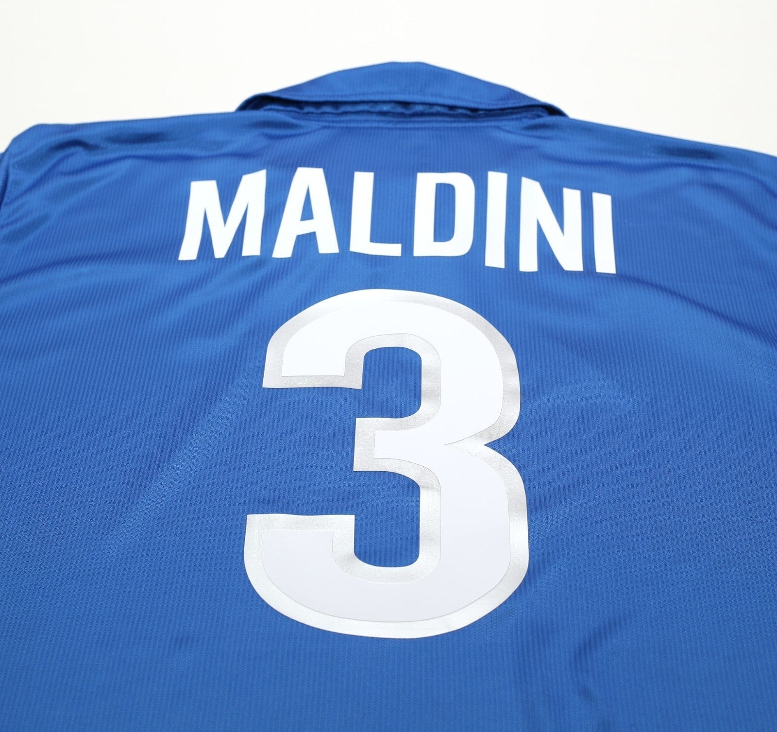 1997/98 MALDINI #3 Italy Vintage Nike Home Football Shirt (XL) World Cup 98