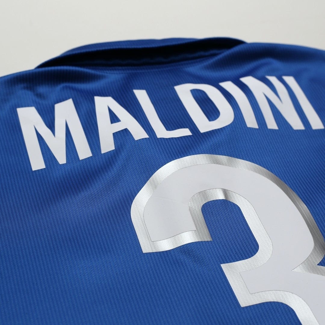 1997/98 Maldini #3 Italy Vintage Nike Home Football Shirt (XXL) World Cup 98