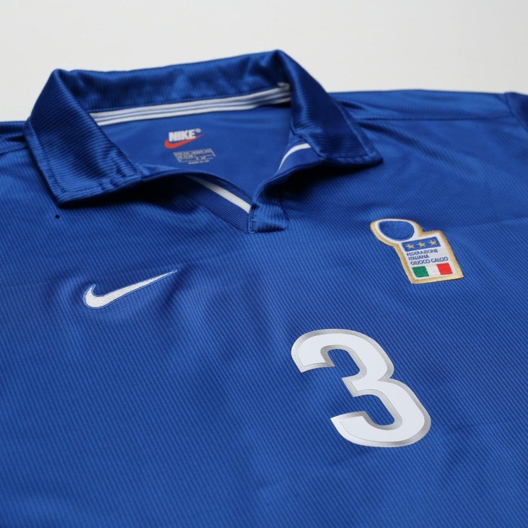 1997/98 Maldini #3 Italy Vintage Nike Home Football Shirt (XXL) World Cup 98