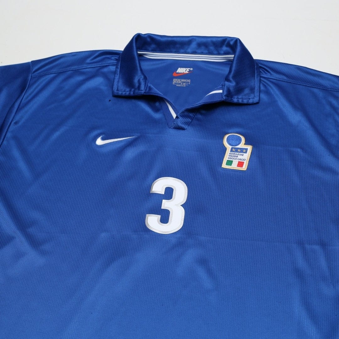 1997/98 Maldini #3 Italy Vintage Nike Home Football Shirt (XXL) World Cup 98
