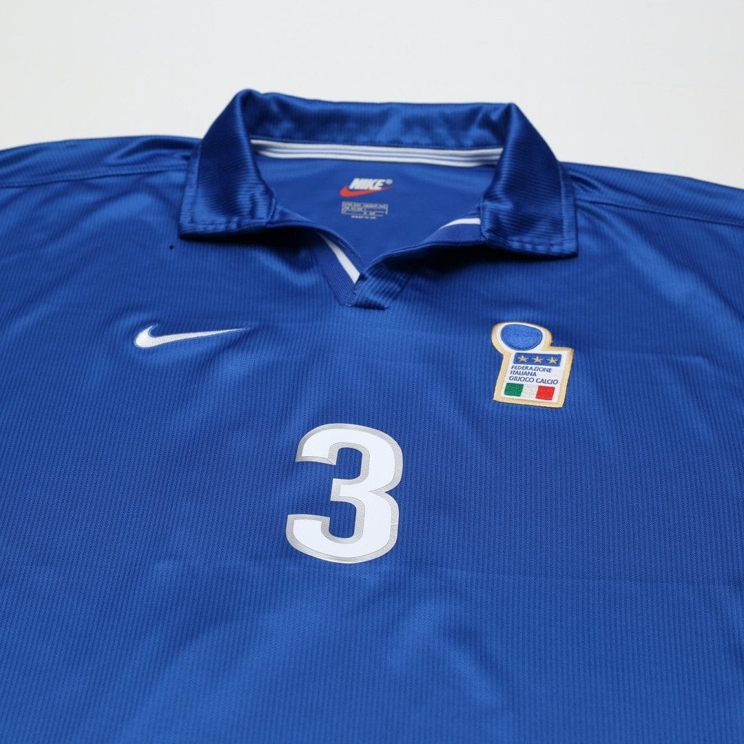 1997/98 Maldini #3 Italy Vintage Nike Home Football Shirt (XXL) World Cup 98