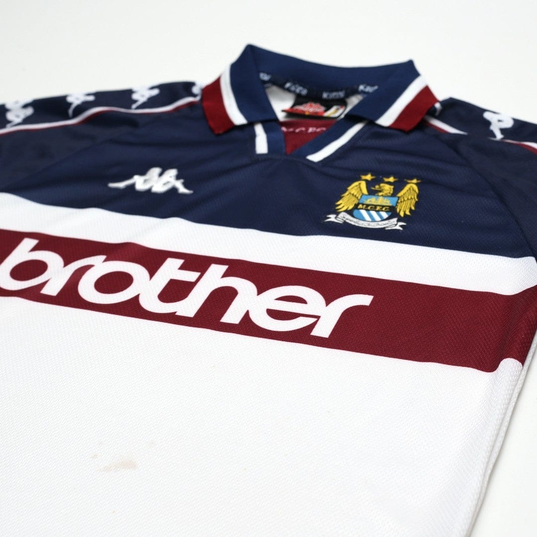 1997/98 Manchester City Vintage Kappa Away Football Shirt (S)