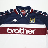 1997/98 Manchester City Vintage Kappa Away Football Shirt (S)
