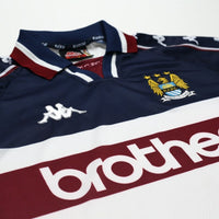 1997/98 Manchester City Vintage Kappa Away Football Shirt (S)