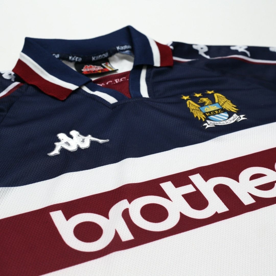 1997/98 Manchester City Vintage Kappa Away Football Shirt (S)