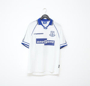 1997/98 MATERAZZI #15 Everton Vintage Umbro Away Football Shirt (L) Italy Inter