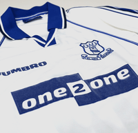 1997/98 MATERAZZI #15 Everton Vintage Umbro Away Football Shirt (L) Italy Inter
