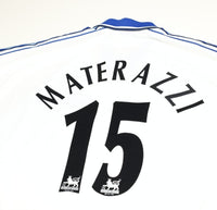 1997/98 MATERAZZI #15 Everton Vintage Umbro Away Football Shirt (L) Italy Inter