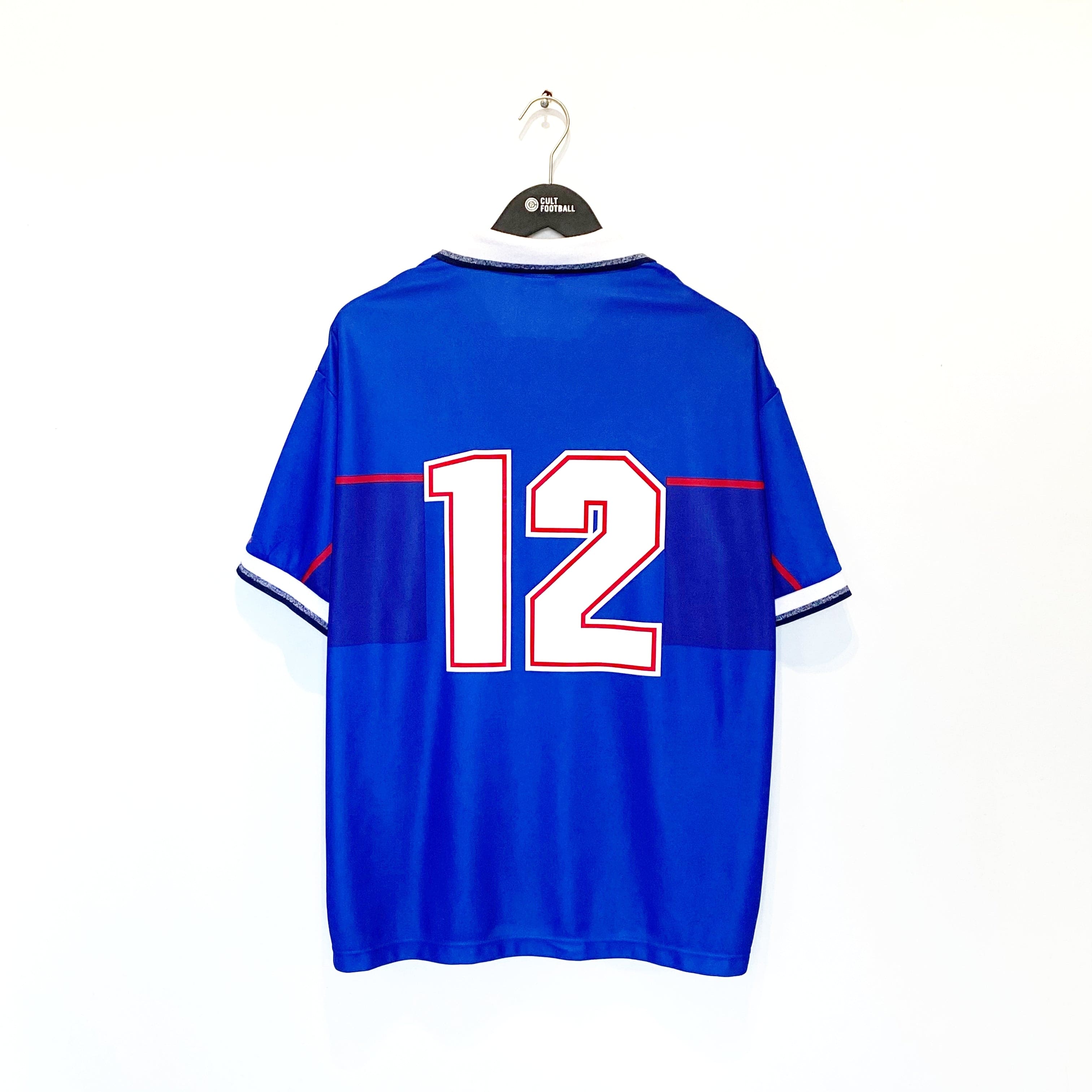 1997/98 McCOIST #12 Rangers Vintage Nike Home Scottish Cup Final Shirt (XL)