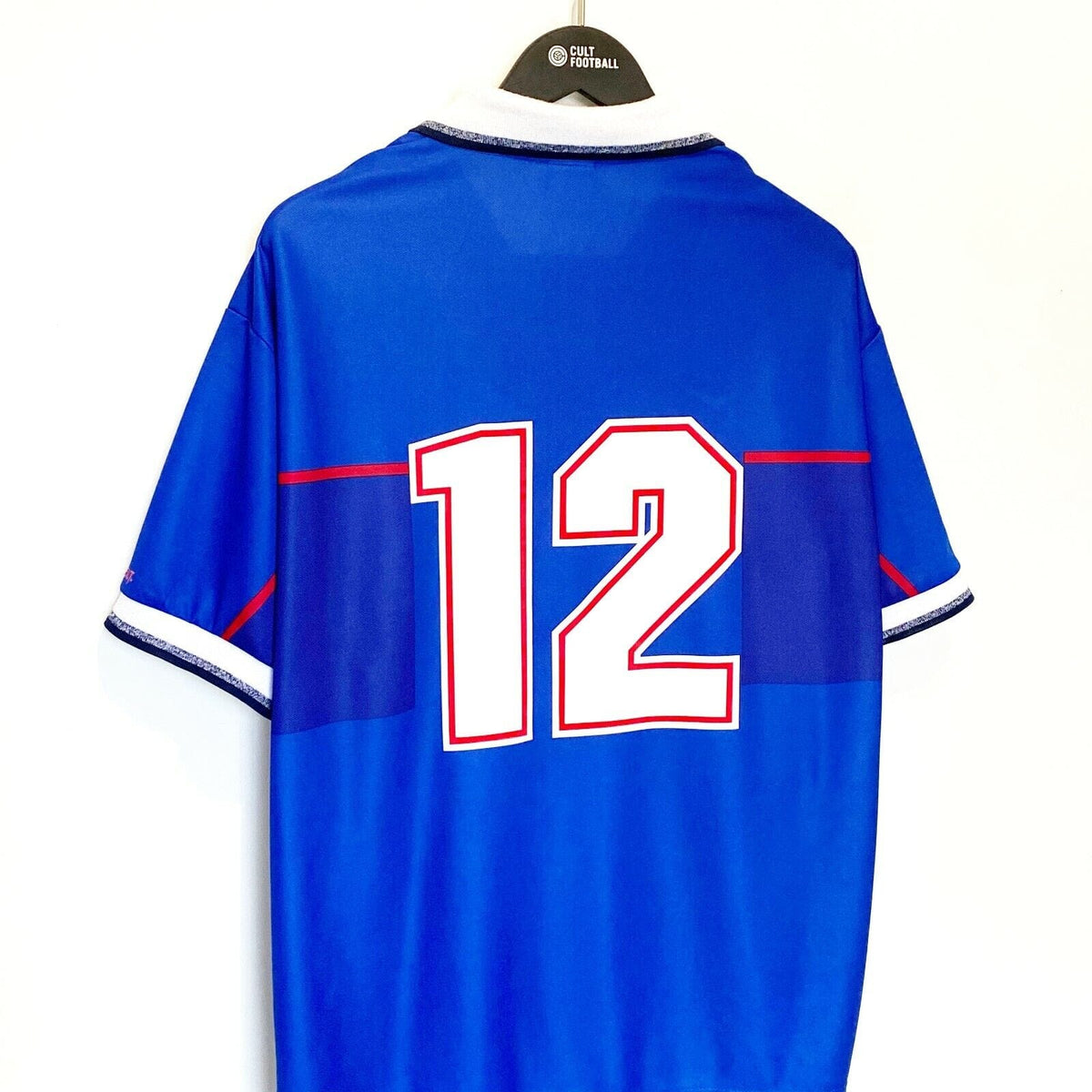 1997/98 McCOIST #12 Rangers Vintage Nike Home Scottish Cup Final Shirt (XL)