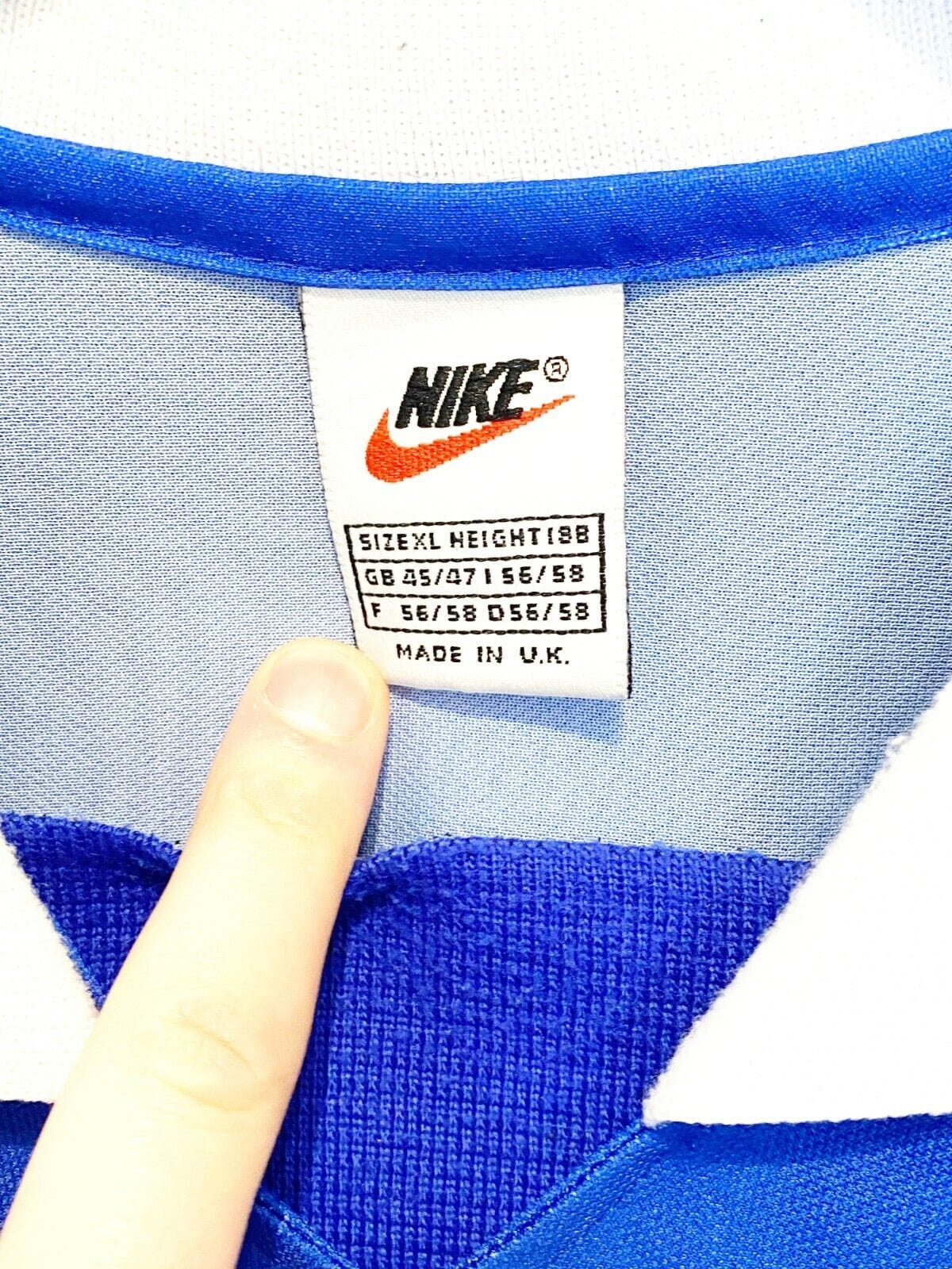 1997/98 McCOIST #12 Rangers Vintage Nike Home Scottish Cup Final Shirt (XL)