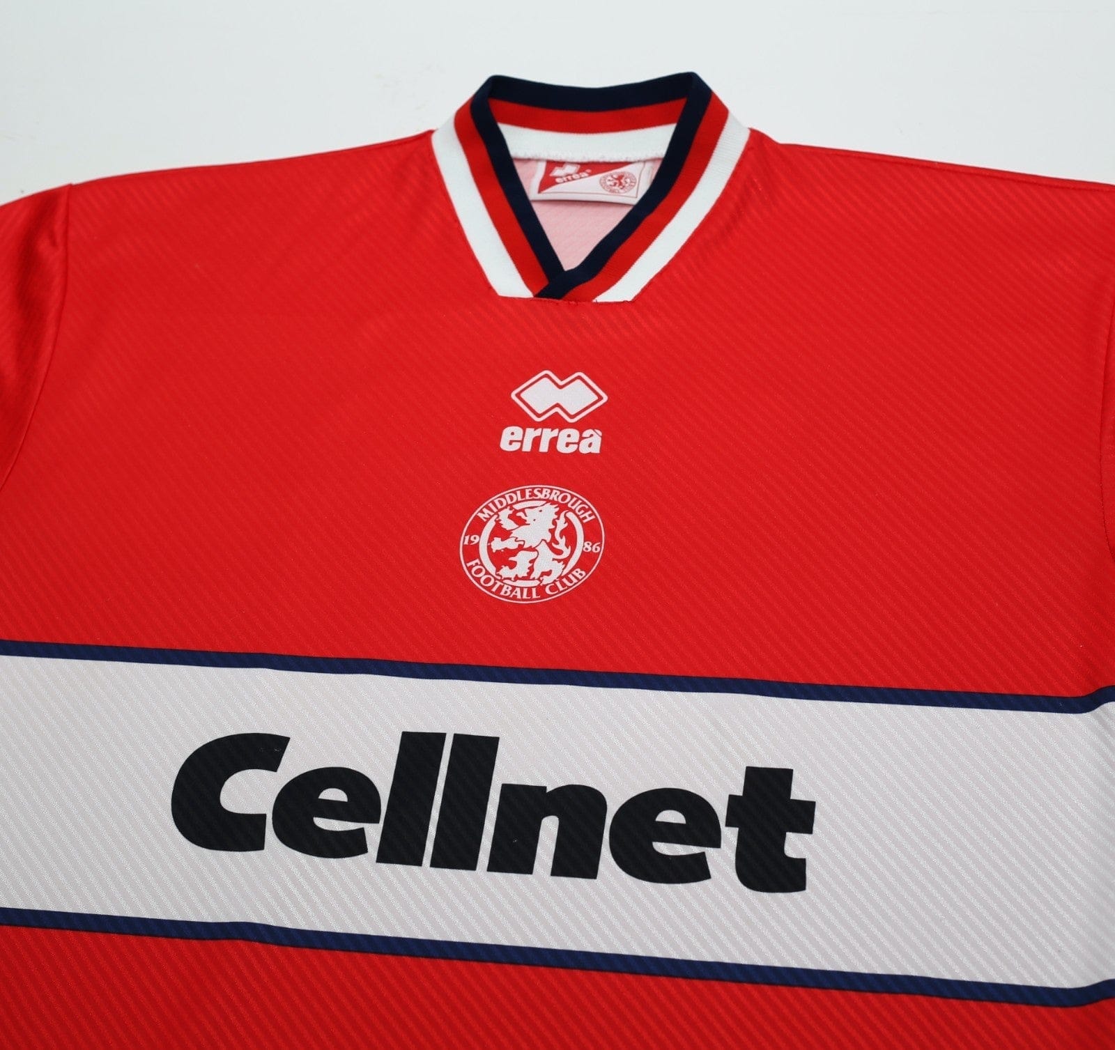 1997/98 MERSON #10 Middlesbrough Vintage Errea Home Football Shirt (L/XL)