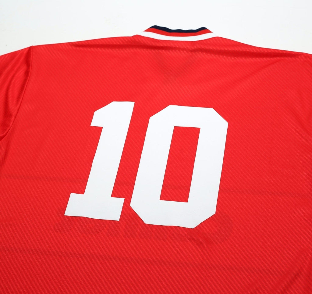 1997/98 MERSON #10 Middlesbrough Vintage Errea Home Football Shirt (L/XL)