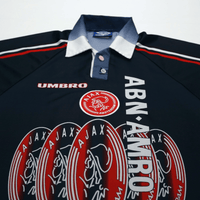 1997/98 Michael Laudrup #11 Ajax Vintage Umbro Away Football Shirt (L/XL)